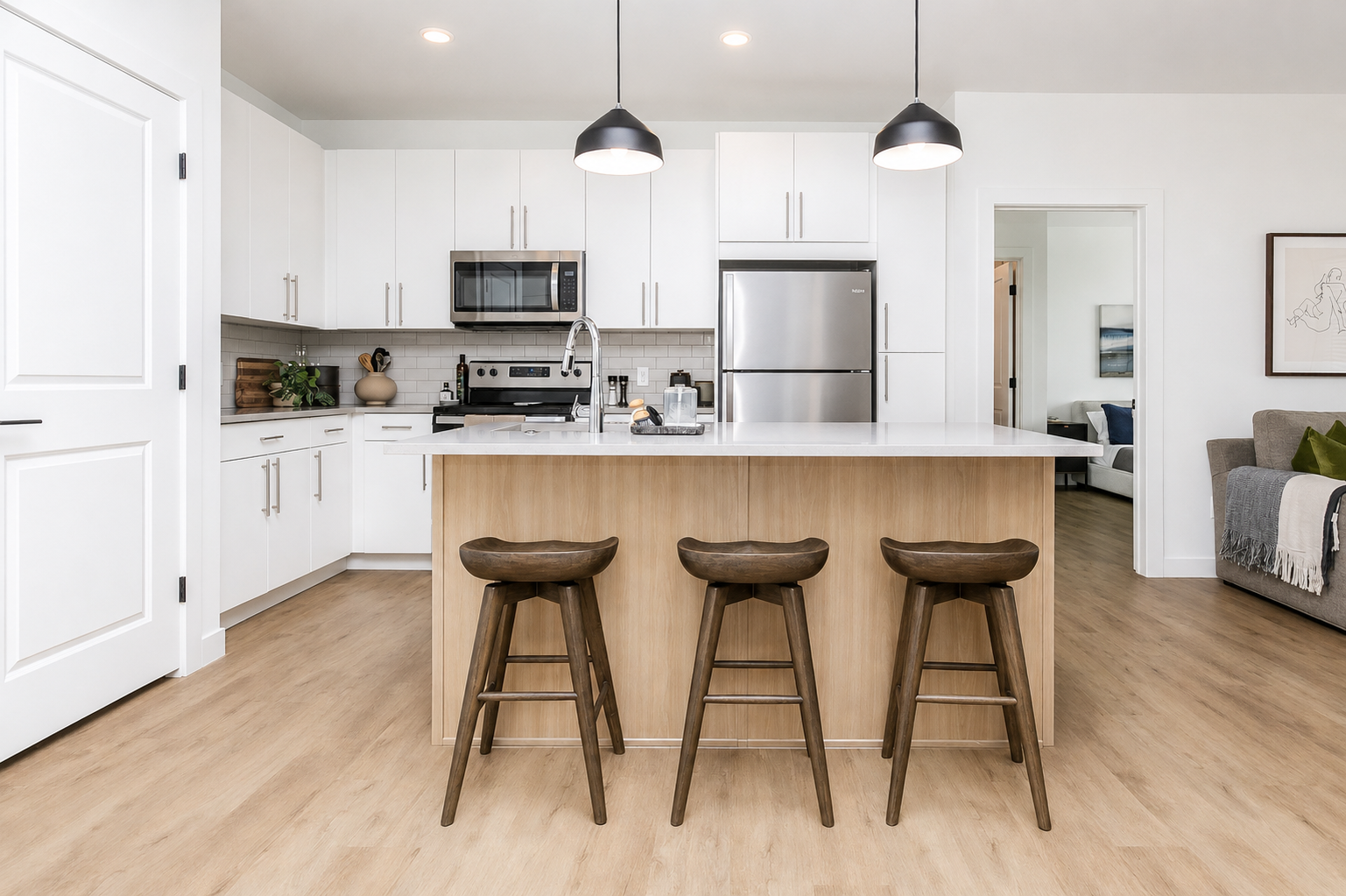 Luxury Vinyl Flooring using arroyo dune